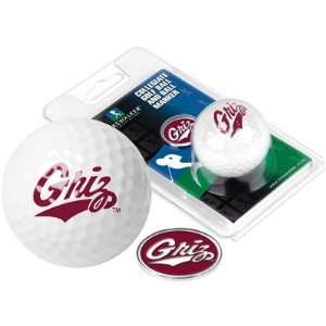  Montana Grizzlies NCAA Collegiate Logo Golf Ball & Ball 