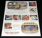 1946 OLD MAGAZINE PRINT AD, SINGER SEWING CENTER, ONE NEAR YOU