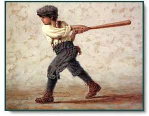Jim Daly Slugger Boy with Baseball S/N #166 Mint  