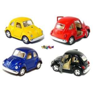   Beetle, Pull Back Action (Black/Blue/Red/Yellow) Toys & Games