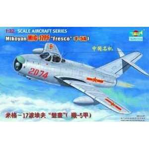  TRUMPETER SCALE MODELS   1/32 Shenyang F5A/Mig17 PF Single 