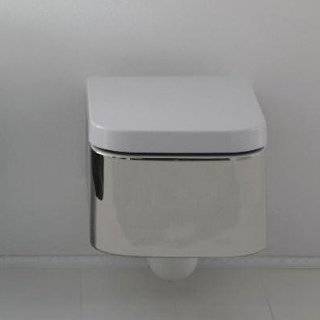 Scarabeo by Nameeks 8301 Next Wall Hung Toilet Finish Gold and White 