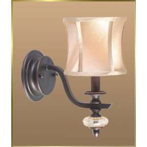 Neoclassical Wall Sconce, JB 7290, 1 light, Weathered Bronze, 6 wide 