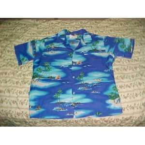    Hawaiian Shirt By Shoreline Hawaii Sz. Lrg. 