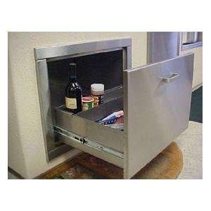  Texas Barbecues Stainless Steel Storage Drawer Patio 
