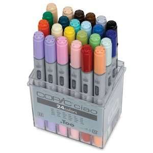  Copic Ciao Double Ended Markers   Set of 24 Markers Arts 