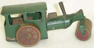Vintage Minic Tri Ang 33M Steam Roller Windup Toy 1935  