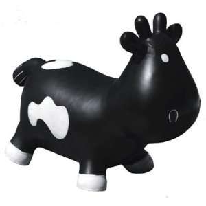   KidZZfarm Betsy the Cow Inflatable Space Hopper   Black Toys & Games