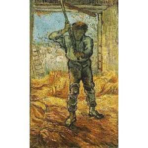   , painting name The Thresher, By Gogh Vincent van