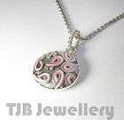   pandora silver necklace 390326 en24 breast cancer ribbon pendant