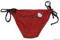   Licensed Hello Kitty Red Triangle String Bikini Set XS L  
