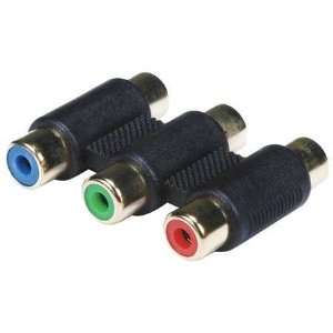  Cable Coupler Cable Coupler,3 RCA,Color Coded Electronics