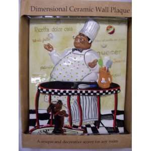  New View Chef Dimensional Wall Plaque with Dachshund 