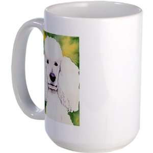 Standard Poodle Art Large Mug by 