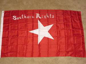 SOUTHERN RIGHTS FLAG 3x5 CONFEDERATE CIVIL WAR CSA F930  