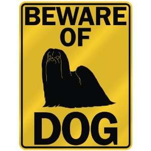  BEWARE OF  MALTESE  PARKING SIGN DOG