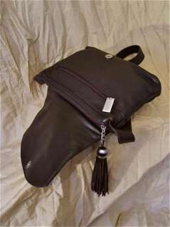 TIGNANELLO CrossBody Bag Glove Leather Brown Messenger Handbag 