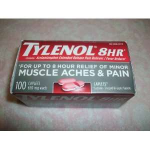    TYLENOL 8 HOUR RELIEF OF MINOR MUSCLE ACHES & PAIN 