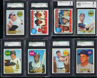 1969 Topps Mid Grade COMPLETE SET Mantle Mays Aaron Koufax Clemente 