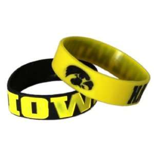    Iowa Hawkeyes Large Bulk Bandz Band Bracelet 2PK