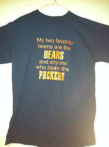 Chicago Bears Favorite Team T Shirt Urlacher Hester New  