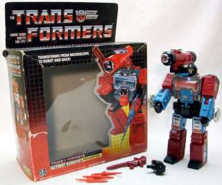 1985 Autobot Perceptor Transformer G1 Complete With Box  