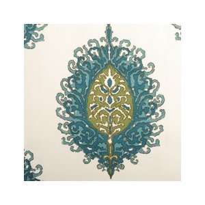 Medallion/tile Aqua/green by Duralee Fabric Arts, Crafts 