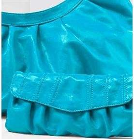   womens gift Turquoise small handbag & wallet set tote purse new