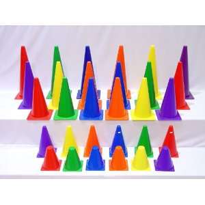  Everrich EVB 0018 18 Inch Plastic Cones   Set of 6 Toys & Games