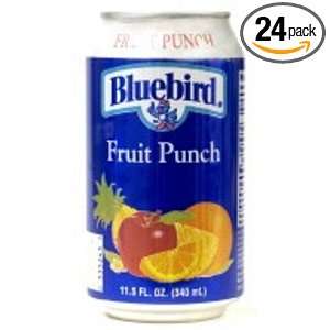 Floridas Natural, BlueBird, Fruit Punch, 11.5 Ounce Cans (Pack of 24 