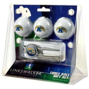  Kent State Golden Flashes 3 Ball Golf Gift Pack with Kool 