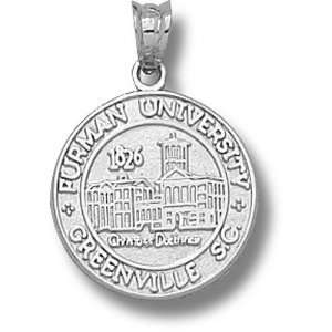  Furman University New Seal Pendant (Silver) Sports 
