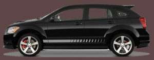 Dodge Caliber Rocker Stripe Stripes Decals SRT4  