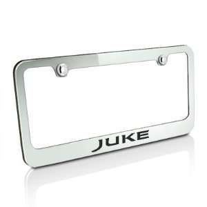 Nissan Juke Chrome Brass License Plate Frame, Licensed Product
