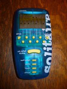 RADICA 1998 SOLITAIRE HANDHELD ELECTRONIC GAME  