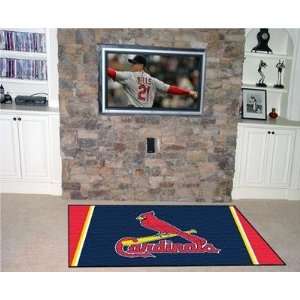  Exclusive By FANMATS MLB   St Louis Cardinals 4 x 6 Rug 
