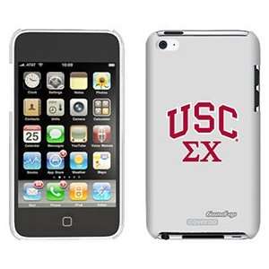  USC Sigma Chi letters on iPod Touch 4 Gumdrop Air Shell 
