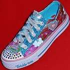new girl s youth blue pink skechers twinkle toes glitter