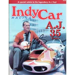   Autographed January 1992 Indy Car Racing Magazine   Sports Memorabilia