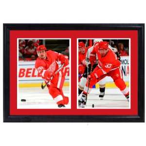 Kris Draper and Brian Rafalski of the Detroit Red Wings Two Photograph 
