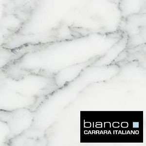    Carrara (Carrera) Bianco Honed 18x18 Marble