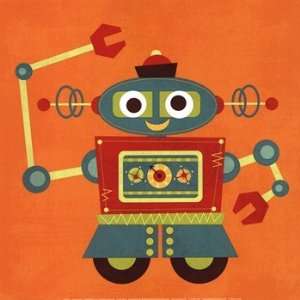  Robot 2 Poster by Nancy Lee (12.00 x 12.00)