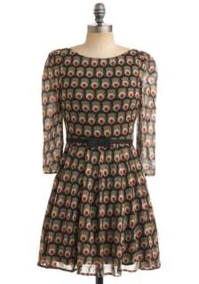   Want It Olive Dress  Mod Retro Vintage Printed Dresses  ModCloth