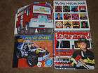 Lot of 4 of firetruck and police childrens books