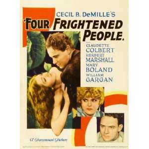  Four Frightened People Movie Poster (11 x 17 Inches   28cm 