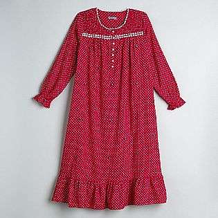   Flannel Nightgown  Laura Scott Clothing Intimates Sleepwear & Robes