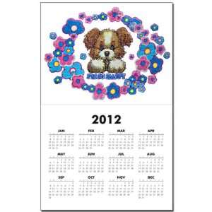  Calendar Print w Current Year Im So Happy Puppy Dog with 