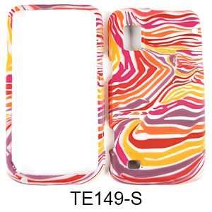  Red/Orange/Purple Zebra Print Cell Phones & Accessories