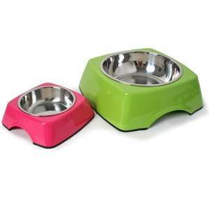  Modern Style Melamine Dog Bowl  PINK/6OZ