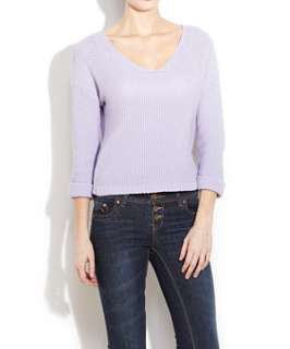 Lilac (Purple) Moss Stitch Boxy Jumper  237531455  New Look